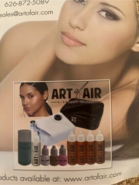 Art of Air Airbrush Liquid Foundation Starting Set — Natural Beige/Tan Shades
